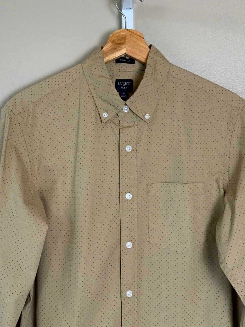 J. Crew Printed Slim Fit Flex Casual Button Down Shirt